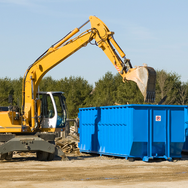 how many times can i have a residential dumpster rental emptied in Weinert Texas